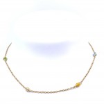 Aaron Basha Multi Pastel Bug Necklace -581